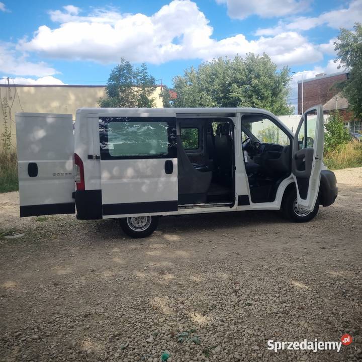 Peugeot Boxer 7 OSÓB BRYGADÓWKA 1 WŁAŚCICIEL 100KM Siewierz