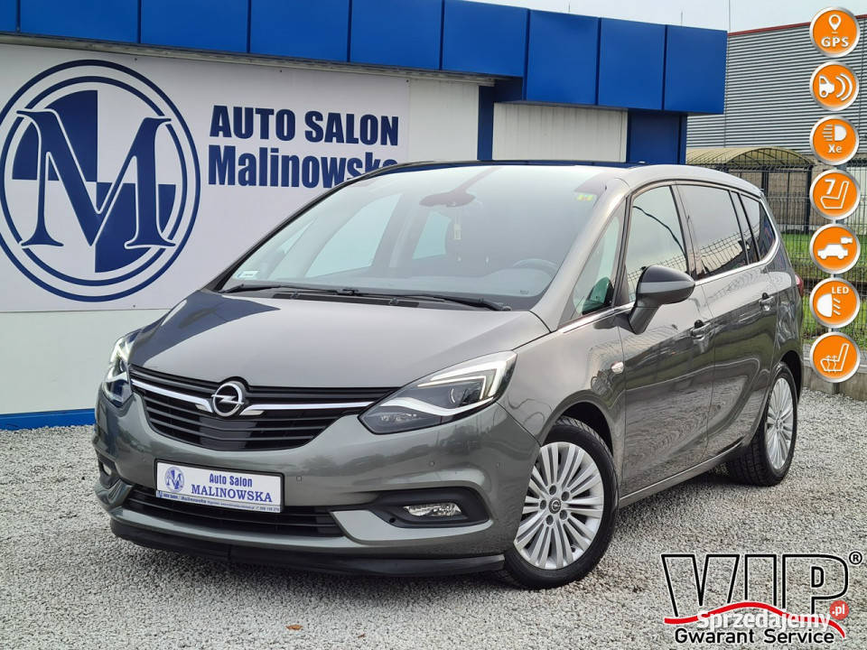 Opel Zafira 7Osób SzklanyDach Navi Kamera 2xPDC komputer pokładowy