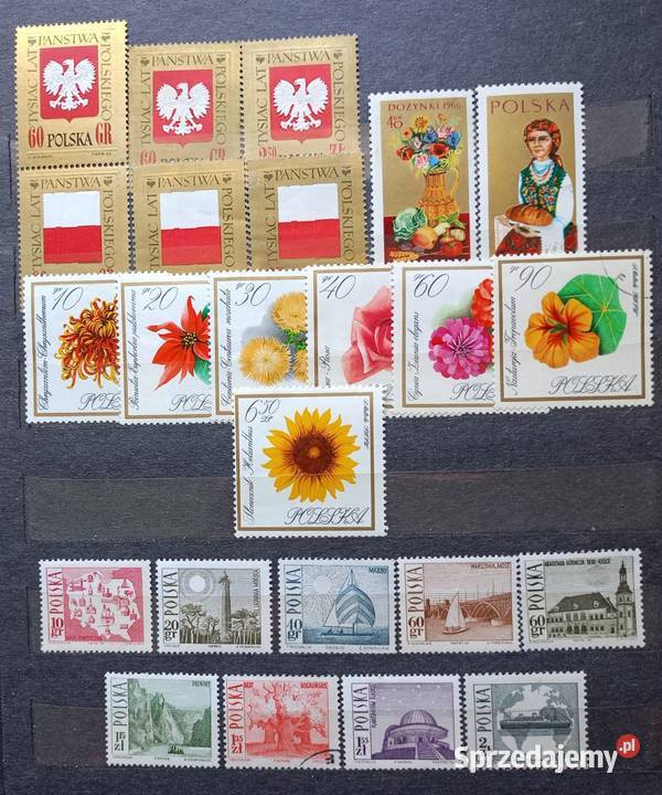 L Znaczki polskie 1966 III kwartał luzaki Leźnica Wielka-Osiedle