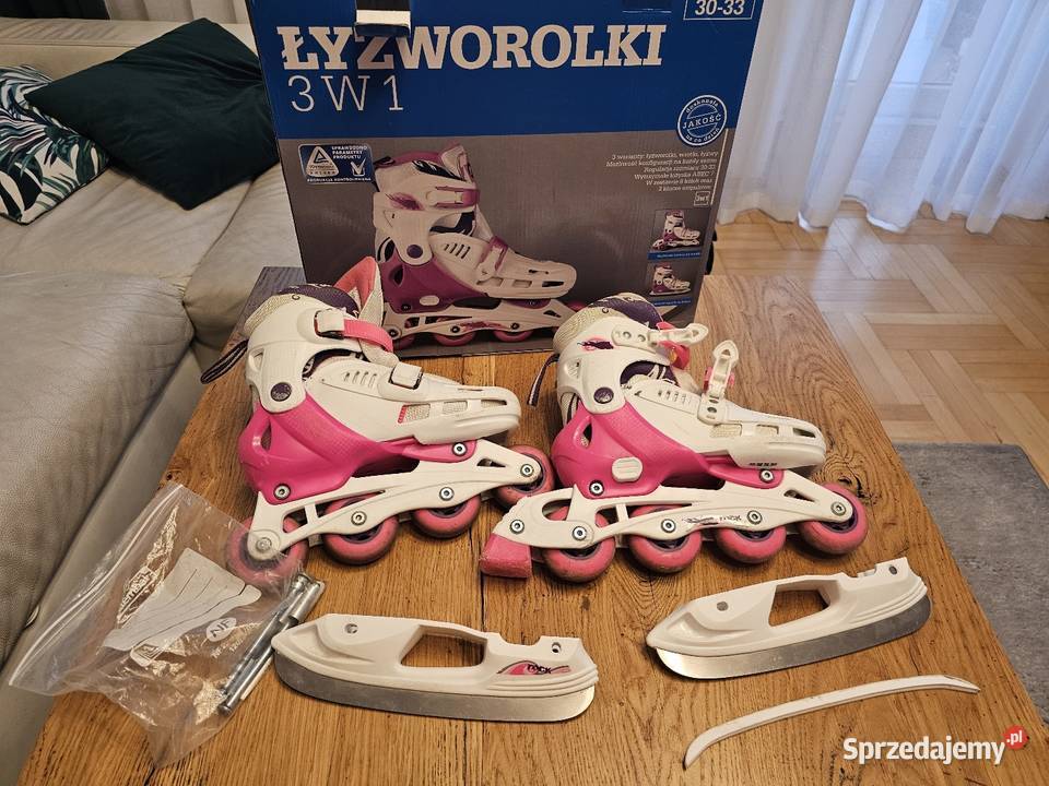 Łyżworolki 3 w 1 rozmiar 3033 podkarpackie Rzeszów