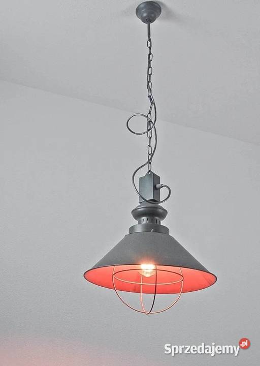 Loftowa lampa wisząca INDUSTRIAL metalowa na