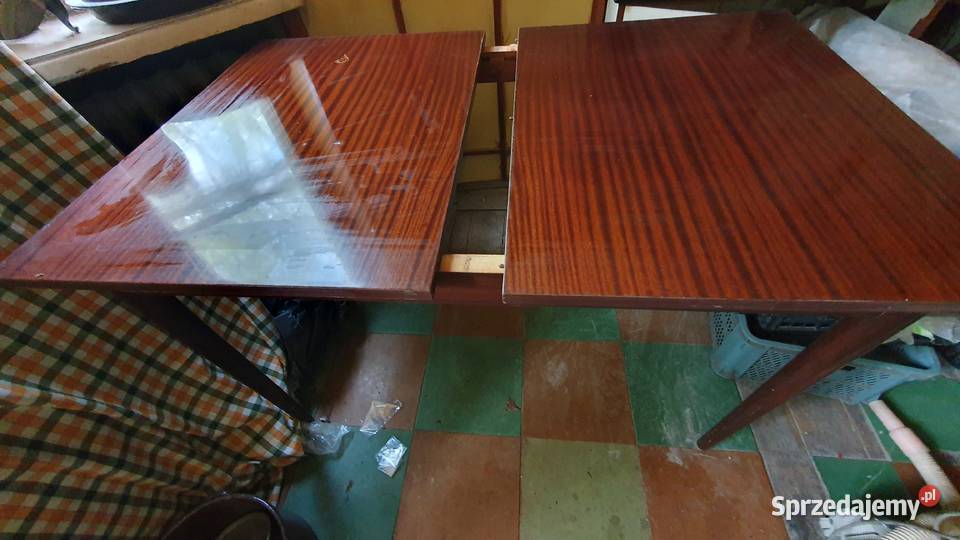Drewniany stół rozkładany vintage Warszawa