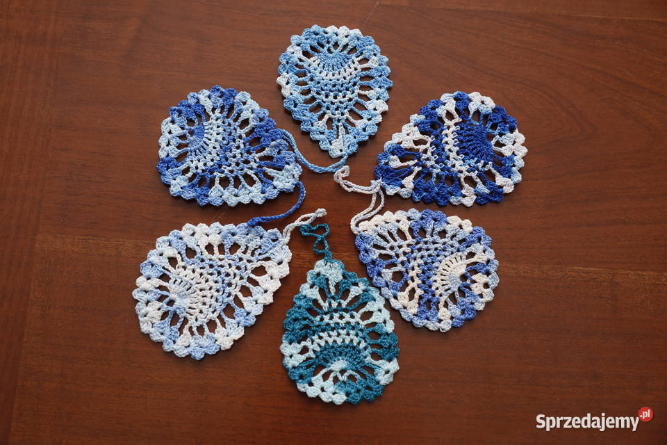 Szydełkowe ozdoby wielkanocne Zawiercie