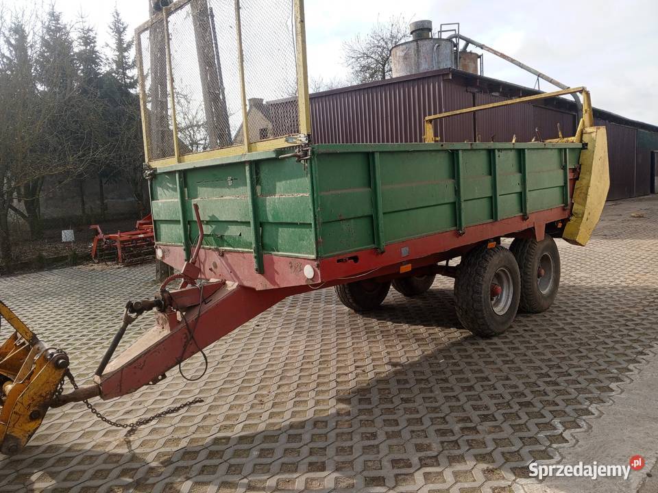 Rozrzutnik obornika tandem 6t burty do kukurydzy Tuchola