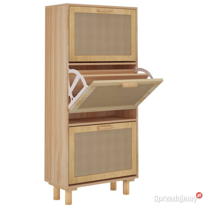 Szafka na buty brązowa 52x25x115 materiał Warszawa sprzedam