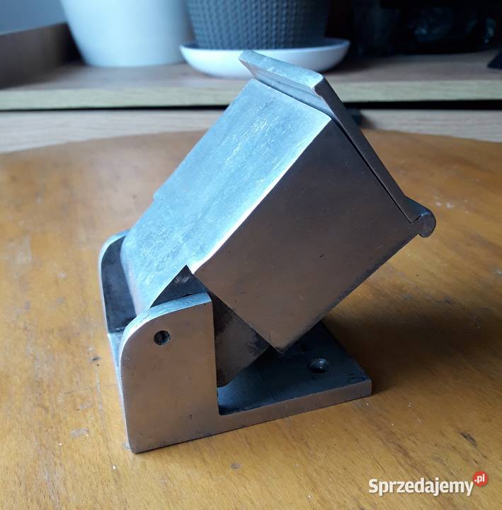 Stara duża popielniczka kolejowa wagonowa PKP Kolekcje