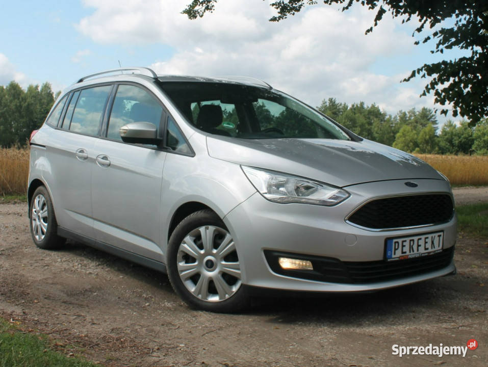 Ford Grand C 15 D 120 Automat NAVI Grzane FOTELE podgrzewane fotele Zielenin