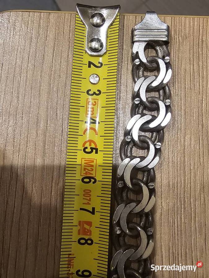 Masywny Srebrny Łańcuch Garibaldi 126g Srebro Olsztyn