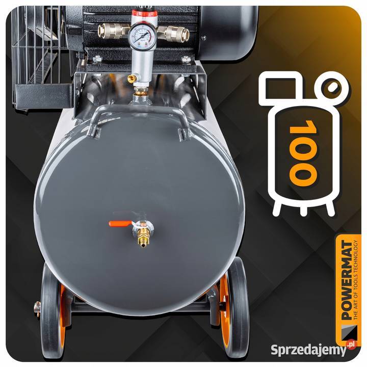 KOMPRESOR OLEJOWY 100L 8 BAR sprężarka 230V Katowice