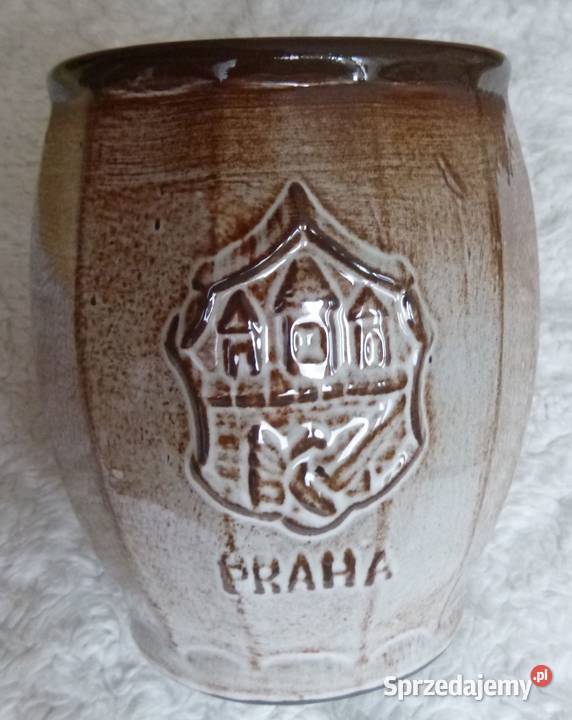 Ceramiczny kufelbeczka z Pragi Warszawa
