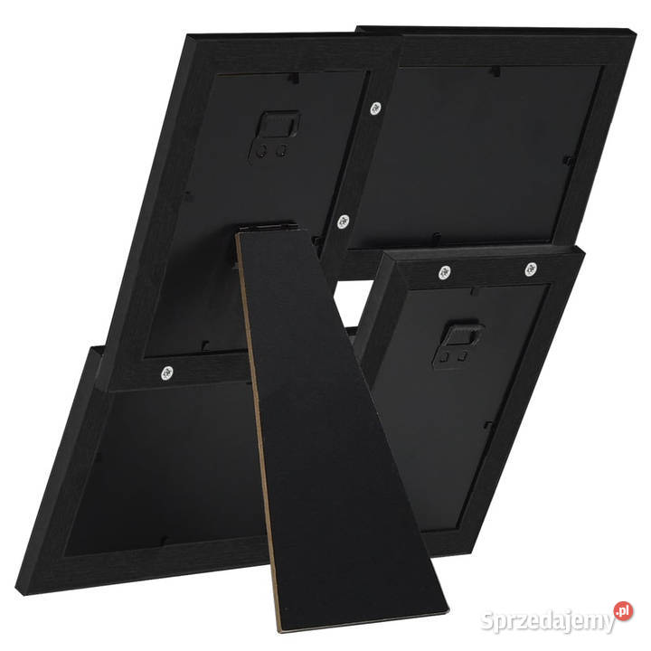 Ramka na 4 zdjęcia 13x18 czarna MDF WM332775 Warszawa