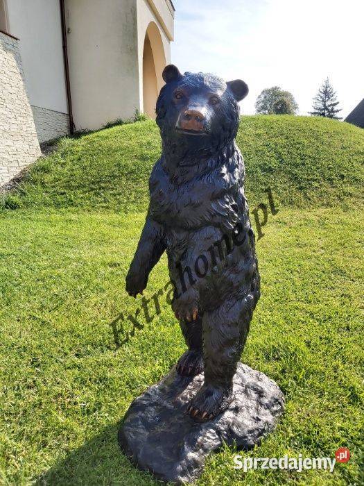 Niedźwiedź Unikatowa rzeźba z brązu H200 Miś Szczecin