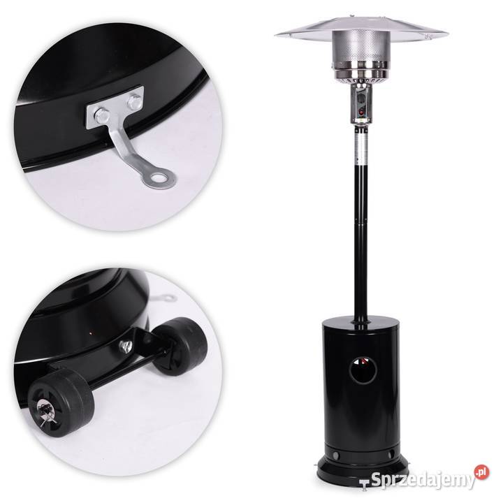 Ogrzewacz parasol gazowy grzejnik 13 kW szklany Meble ogrodowe sprzedam