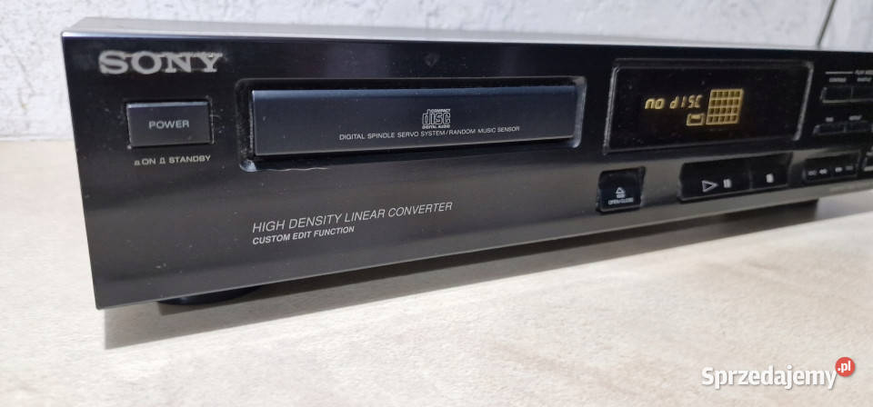 SONY odtwarzacz kompaktowy CD player CDP 212 Międzychód sprzedam