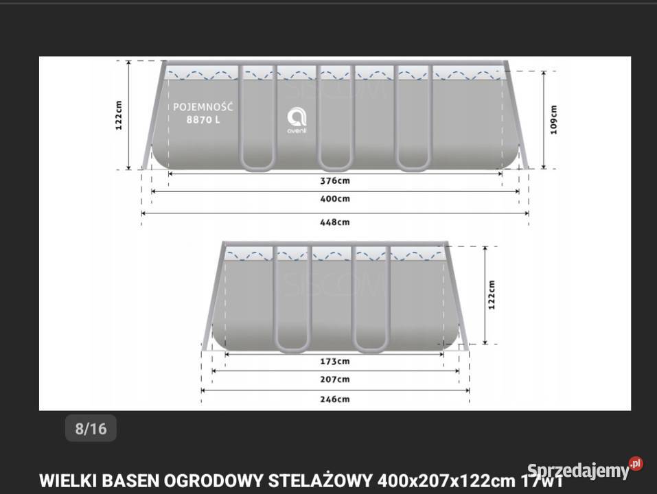 Basen stelazowy sprzedam