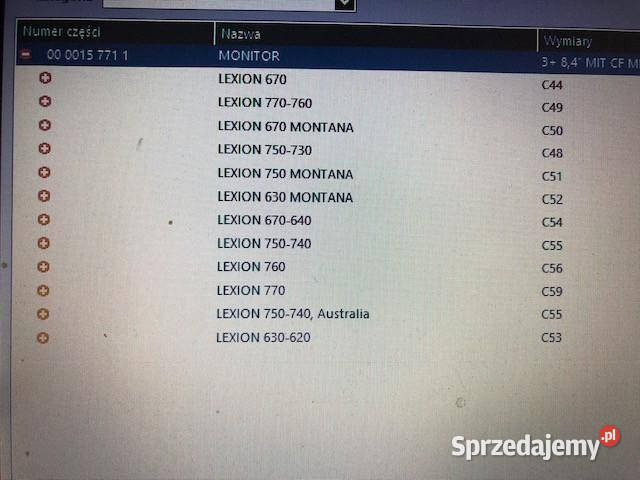 Claas lexion cebis 00157711 Jastrzębniki