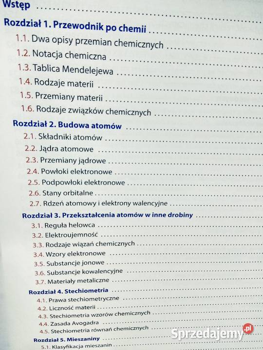 Chemia fundamenty Pazdro matura korepetycje Warszawa