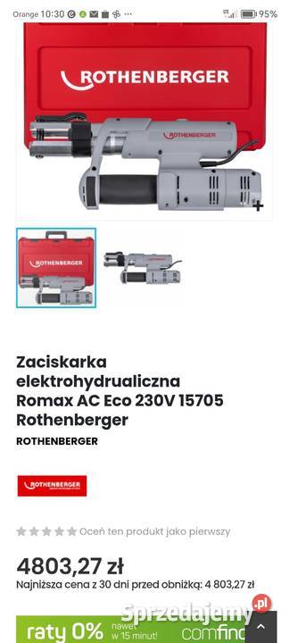 Zaciskarka ROMAX Ace Eco 6 szczęk nowa Koszalin