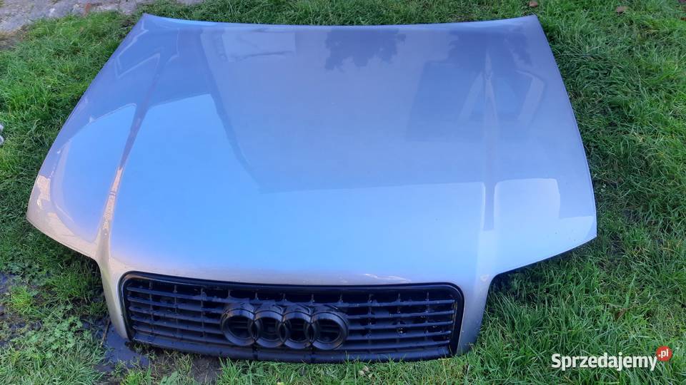 maska audi a4 b6 lak LY7Q z grilem małyszka Dębno