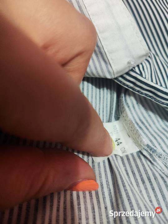 Elegancka koszula wizytowo biurowa 100bawełny RF z kołnierzykiem Piaseczno