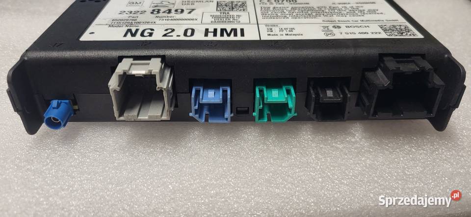 Moduł sterownik HMI radia nawigacji Chevrolet osobowe Mojusz
