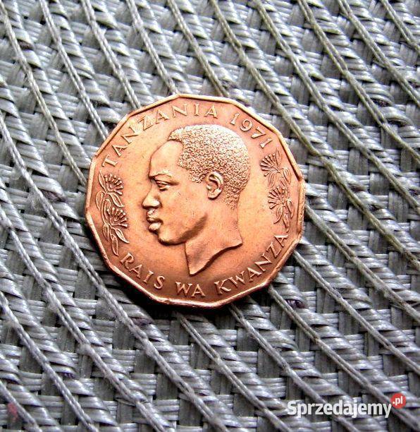 Tanzania 5 Senti 1971r Ładna Kalisz