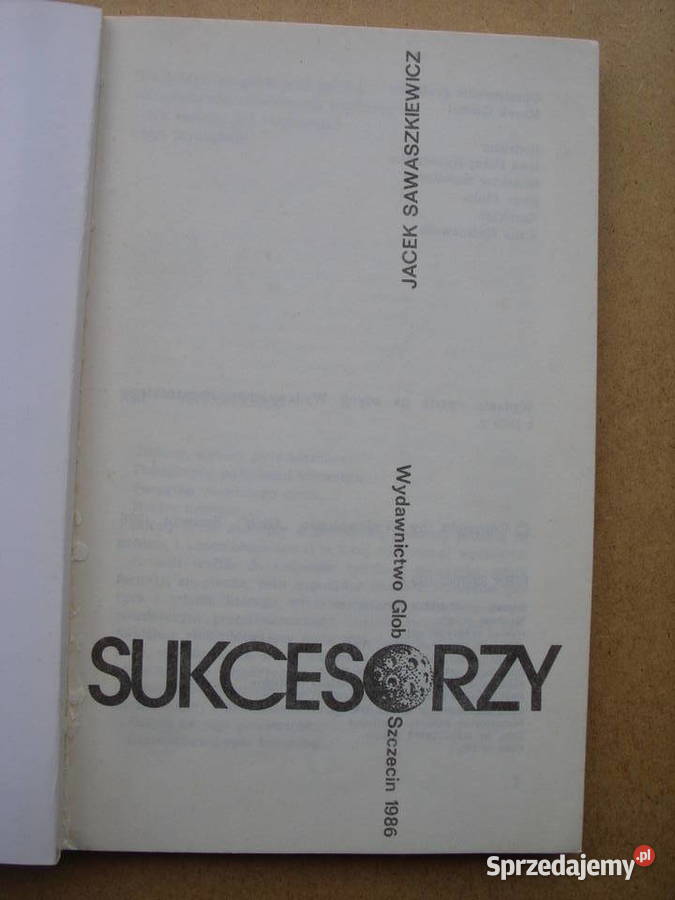 SF JACEK SAWASZKIEWICZ SUKCESORZY 1986 dolnośląskie Wołów