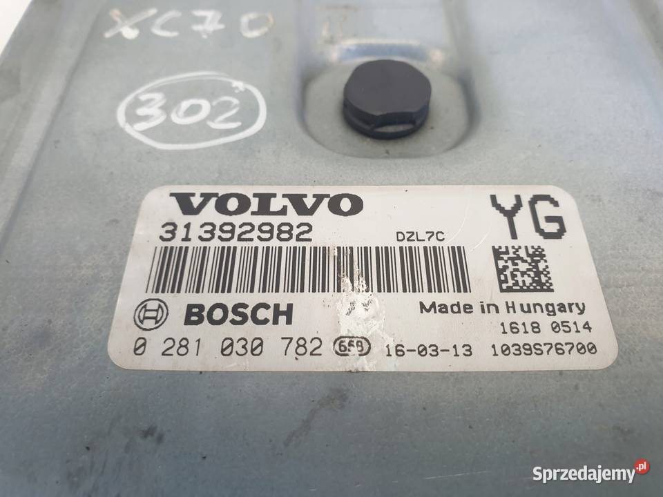 Volvo XC60 24 D5 STEROWNIK SILNIKA 31392982 osobowe