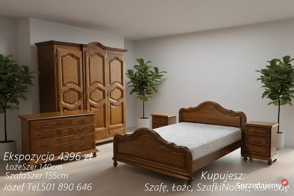 Piękna Sypialnia Dębowa mebledosypialni