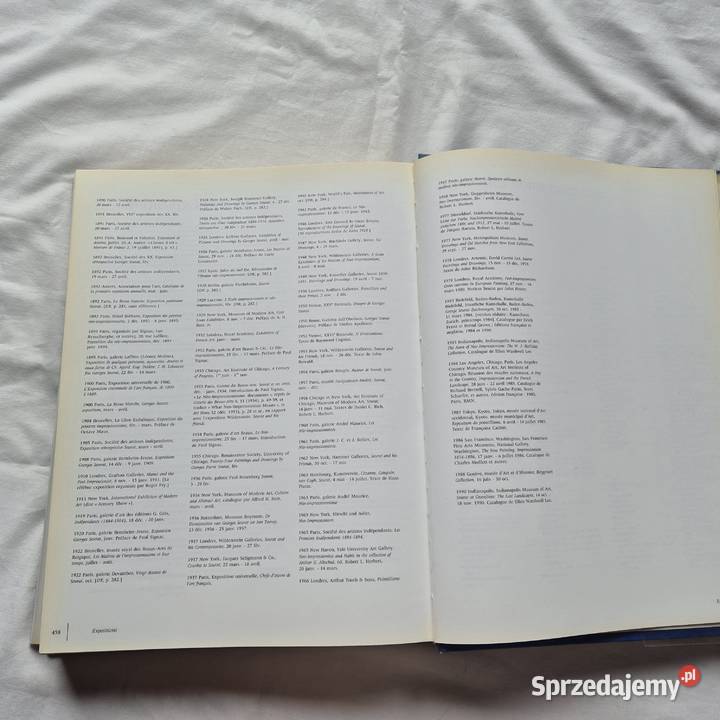 Seurat katalog wystawy w Grand Palais 1991r małopolskie Brzesko