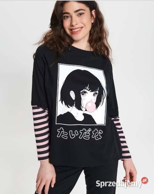 czarna piżama xs 34 100 bawełna sinsay Piżamy i szlafroki Toruń