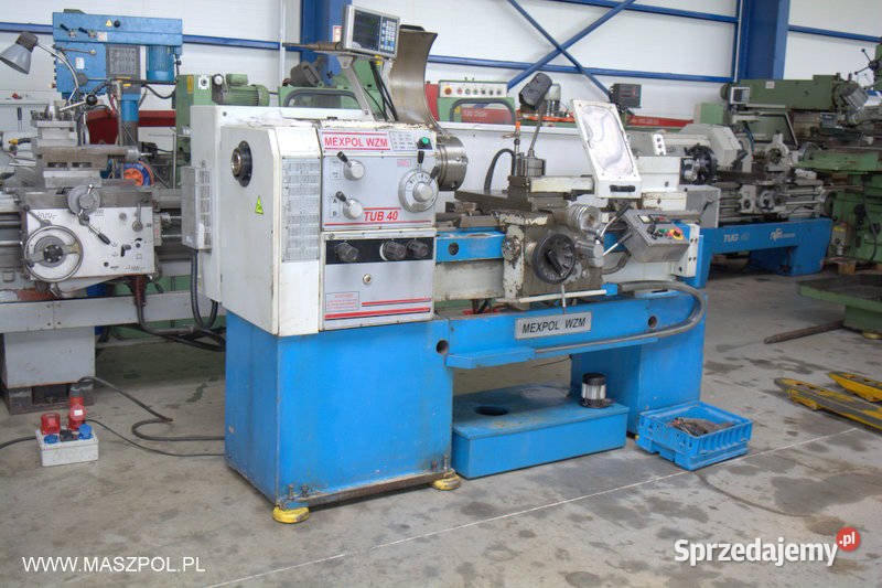 Tokarka uniwersalna TUB 40 x 1000 rb 2009 MEXPOL Głowno