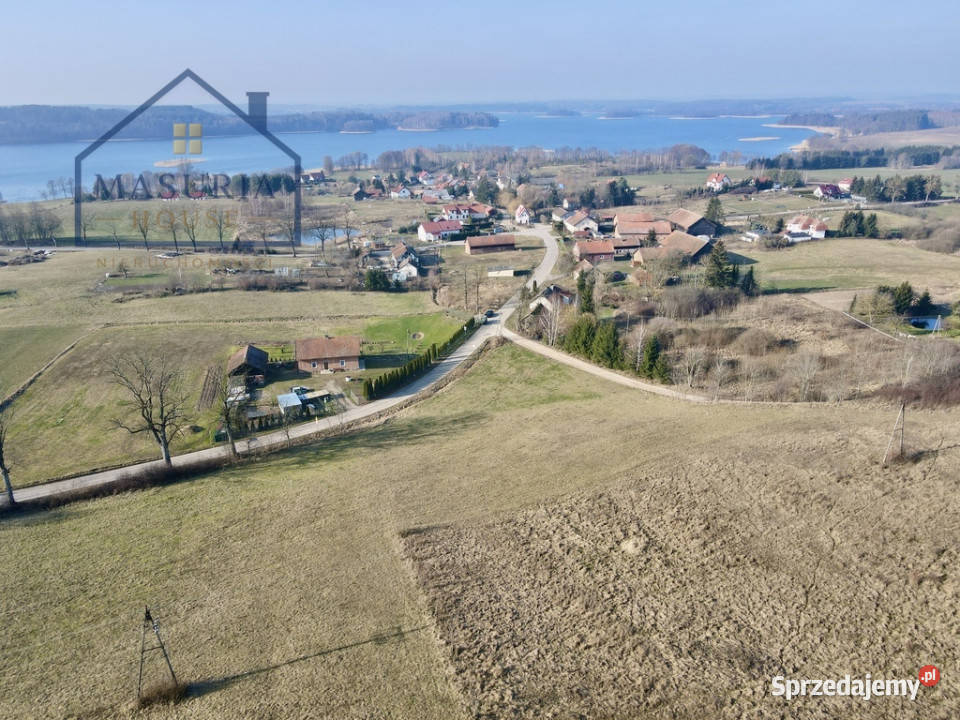 Działka siedliskowa jeziorem Narie w Wilnowie budowlana warmińsko-mazurskie Wilnowo sprzedam