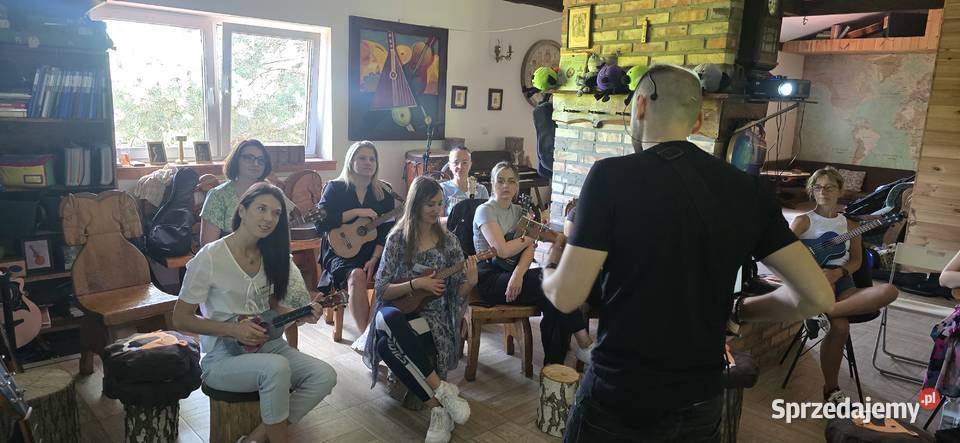 Lekcje gry na gitarzeukulele początkujacych i Usługi Kalisz
