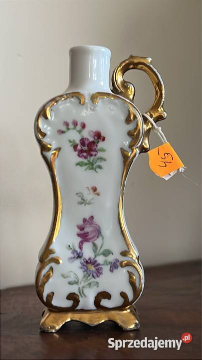 Wazon flakonik do perfum Syg Wycisk w masie 789 Porcelana i szkło pomorskie sprzedam
