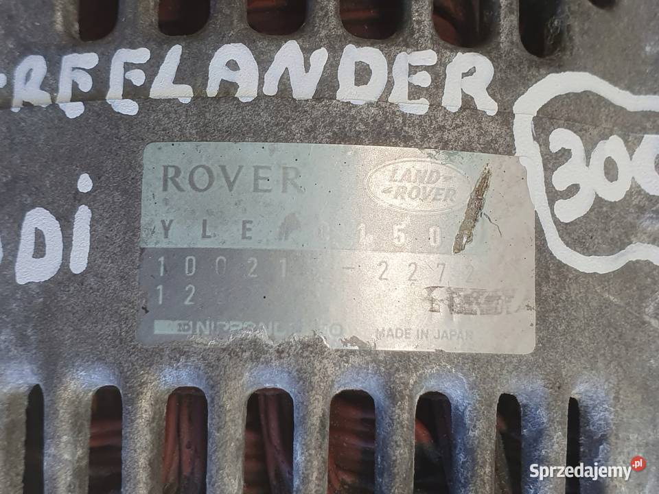 ALTERNATOR Land Rover Freelander I 20 DI lubelskie Chełm sprzedam