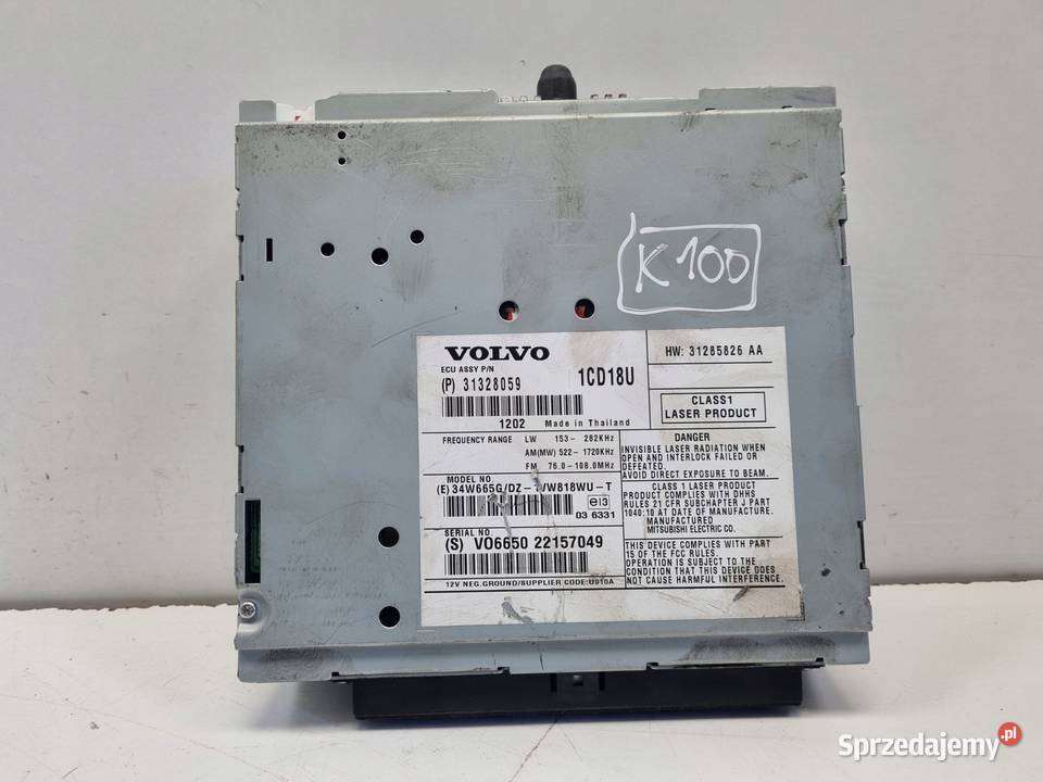 Volvo S40 II V50 RADIO CD radioodtwarzacz Chełm