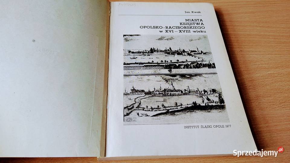 Miasta księstwa opolskoraciborskiego w XVI XVIII Gdańsk