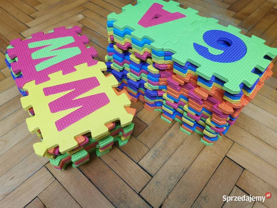 Puzzle mata piankowa dzieci 72 30x30 Numbers Łódź