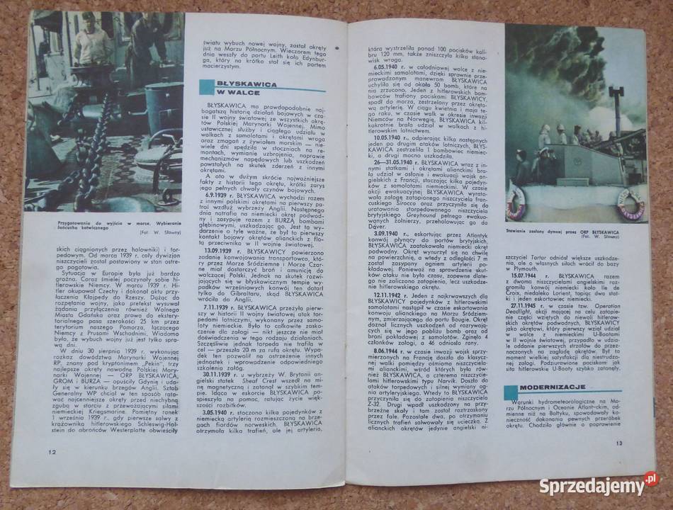 W Marczak Niszczyciel Błyskawica Warszawa