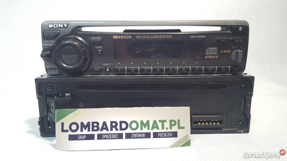 LOMBARDOMAT Radio samochodowe Sony CDX2500R Sony Olecko