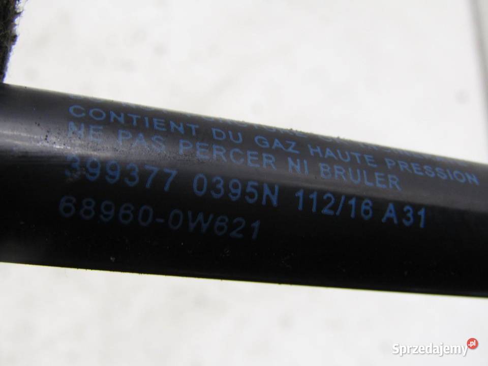 SIŁOWNIK KLAPY BAGAŻNIKA LEWY LEWE TOYOTA YARIS lubelskie sprzedam