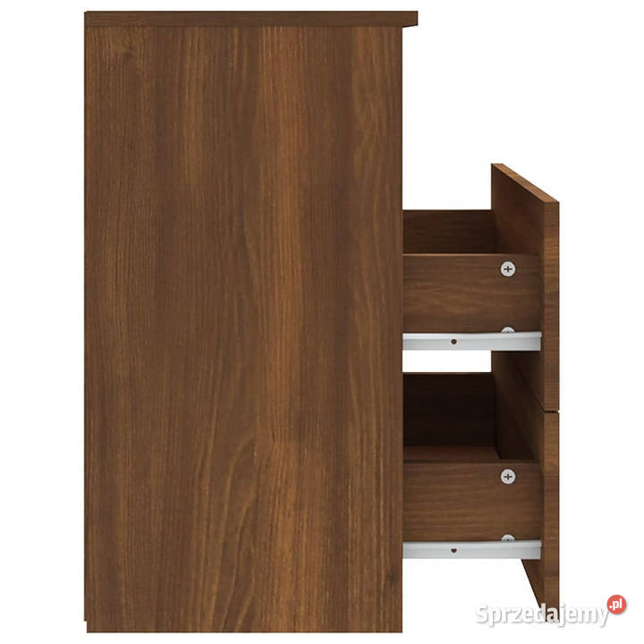 Szafka nocna brązowy dąb 50x32x60 WM815862 Warszawa
