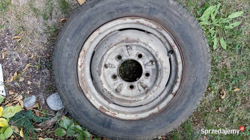 Koło opona Syrena felga retro klasyk zabytek Wojkowice