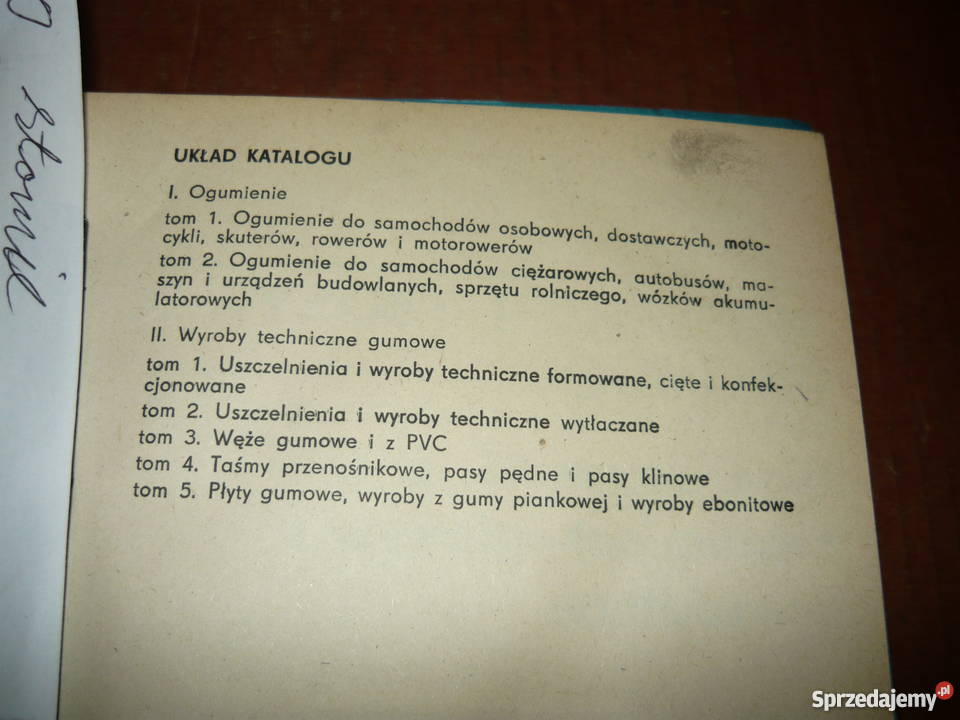 PRL katalog Stomil 1984r małopolskie Nowy Sącz