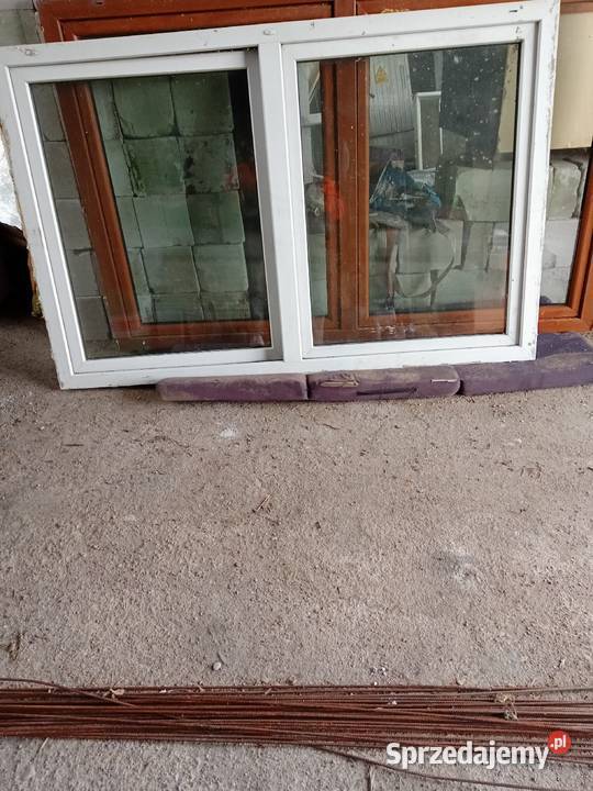 Okno plastikowe dwuskrzydłowe 210 na 135 kujawsko-pomorskie Czernikówko