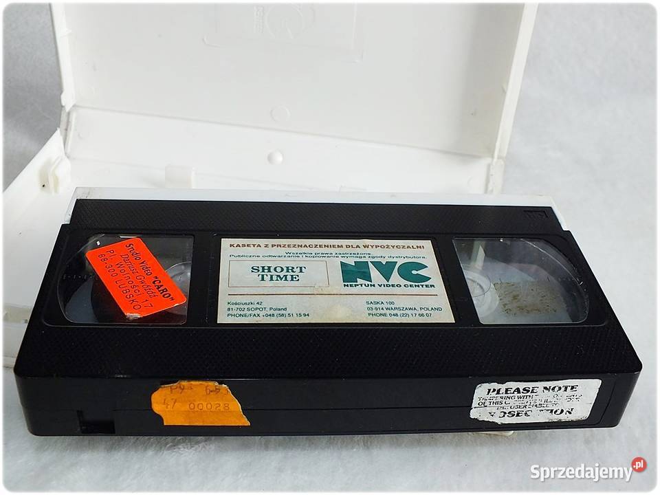 Kaseta VHS Short Time Wyścig z Czasem Film na
