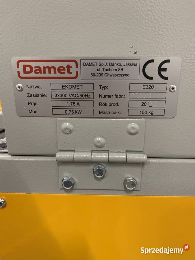 Damet Ekomet E320 Maszyna do produkcji Ślęza