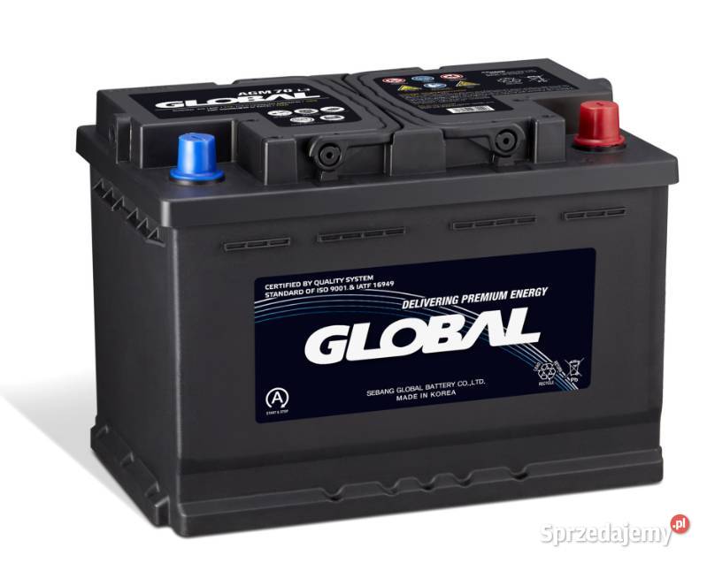 Akumulator Global AGM STARTSTOP 70Ah 760A PŁOCK Płock