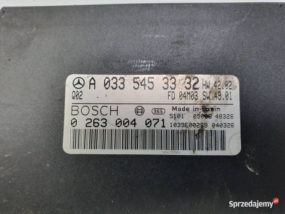 MODUŁ MERCEDES BENZ SKLASA W220 A0335453332 osobowe Lipno